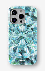 iPhone 14 Pro Tough Case – Green Crystals - View 1
