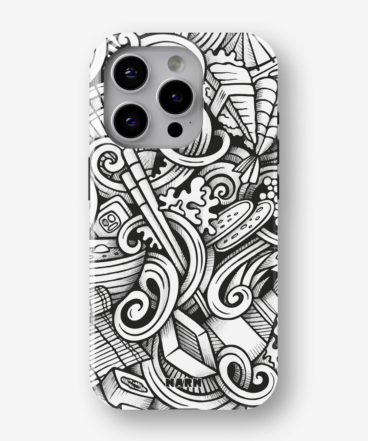 iPhone 14 Pro Tough Case – Japanese Pattern - View 1