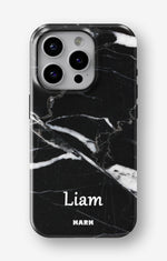 iPhone 14 Pro Tough Case – Custom - Black Marble - View 1