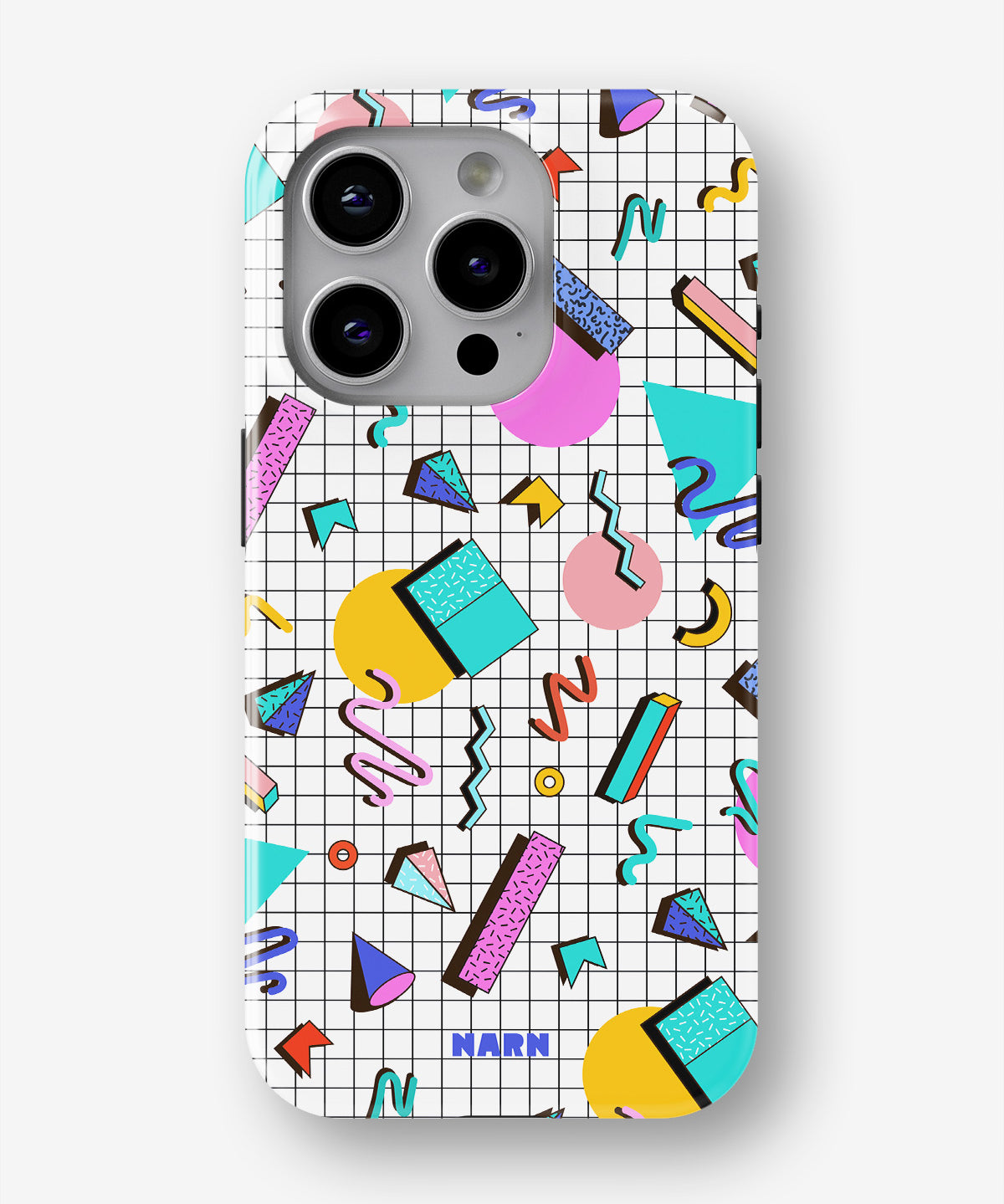 iPhone 14 Pro Tough Case – 80s Memphis - View 1