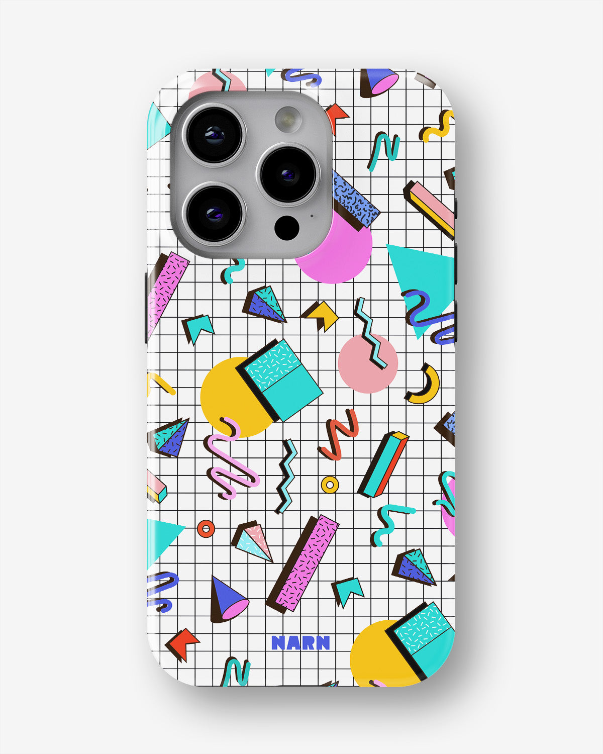 iPhone 14 Pro Tough Case – 80s Memphis - View 1