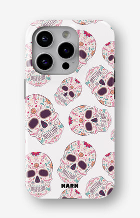 iPhone 14 Pro Tough Case – Calavera Skulls - View 1