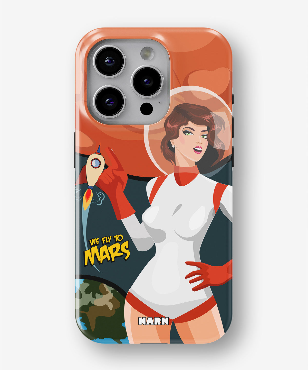 iPhone 14 Pro Tough Case – We Fly To Mars - View 1