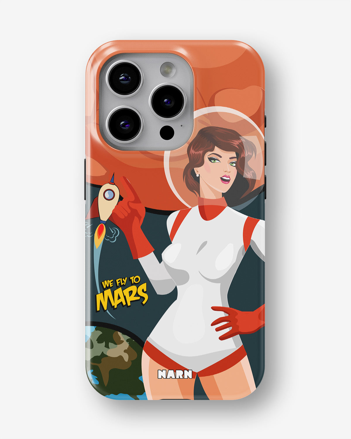 iPhone 14 Pro Tough Case – We Fly To Mars - View 1