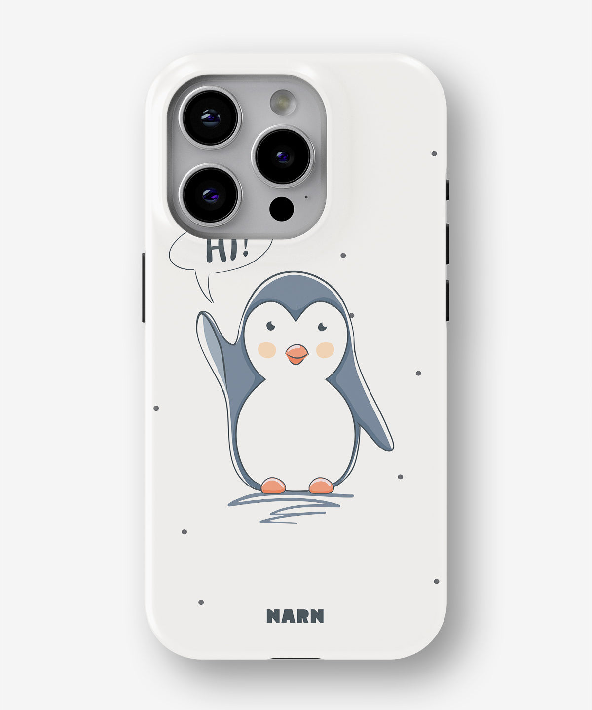 iPhone 14 Pro Tough Case – Cute Penguin - View 1