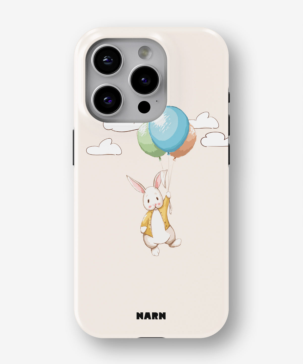 iPhone 14 Pro Tough Case – Flying Rabbit - View 1