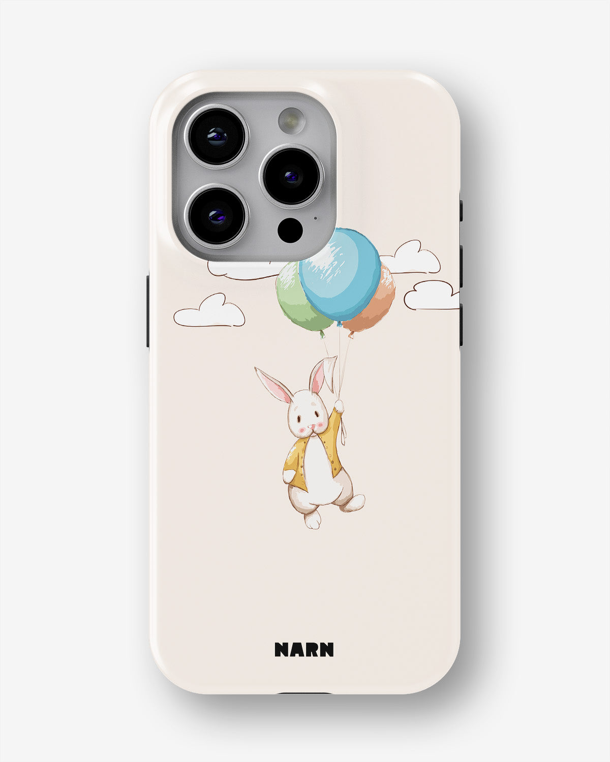 iPhone 14 Pro Tough Case – Flying Rabbit - View 1
