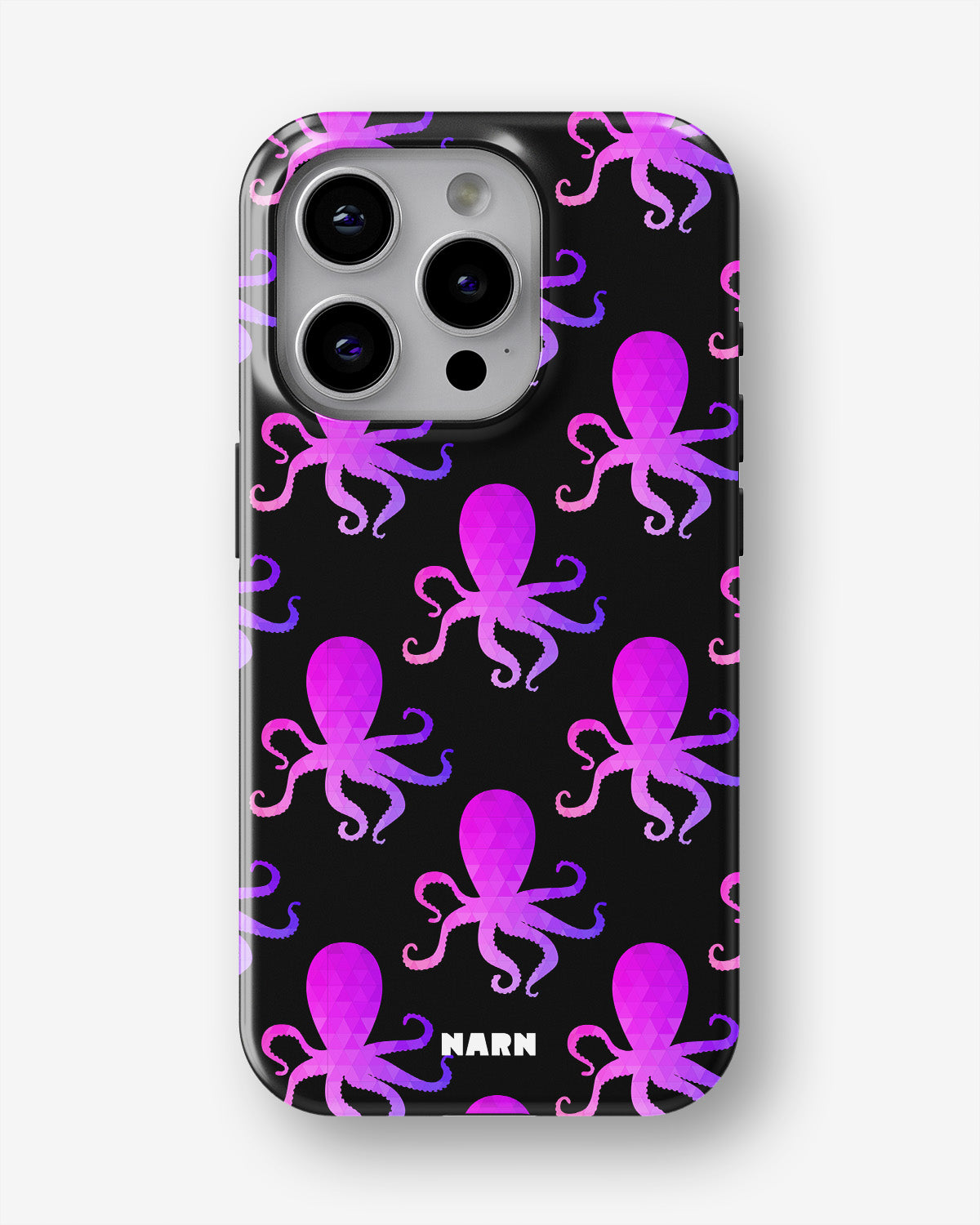 iPhone 14 Pro Tough Case – Octopus Pattern - View 1