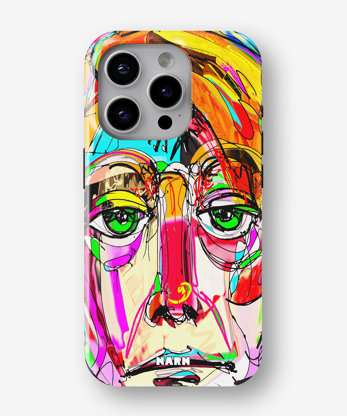 iPhone 14 Pro Tough Case – Abstract Portrait - View 1