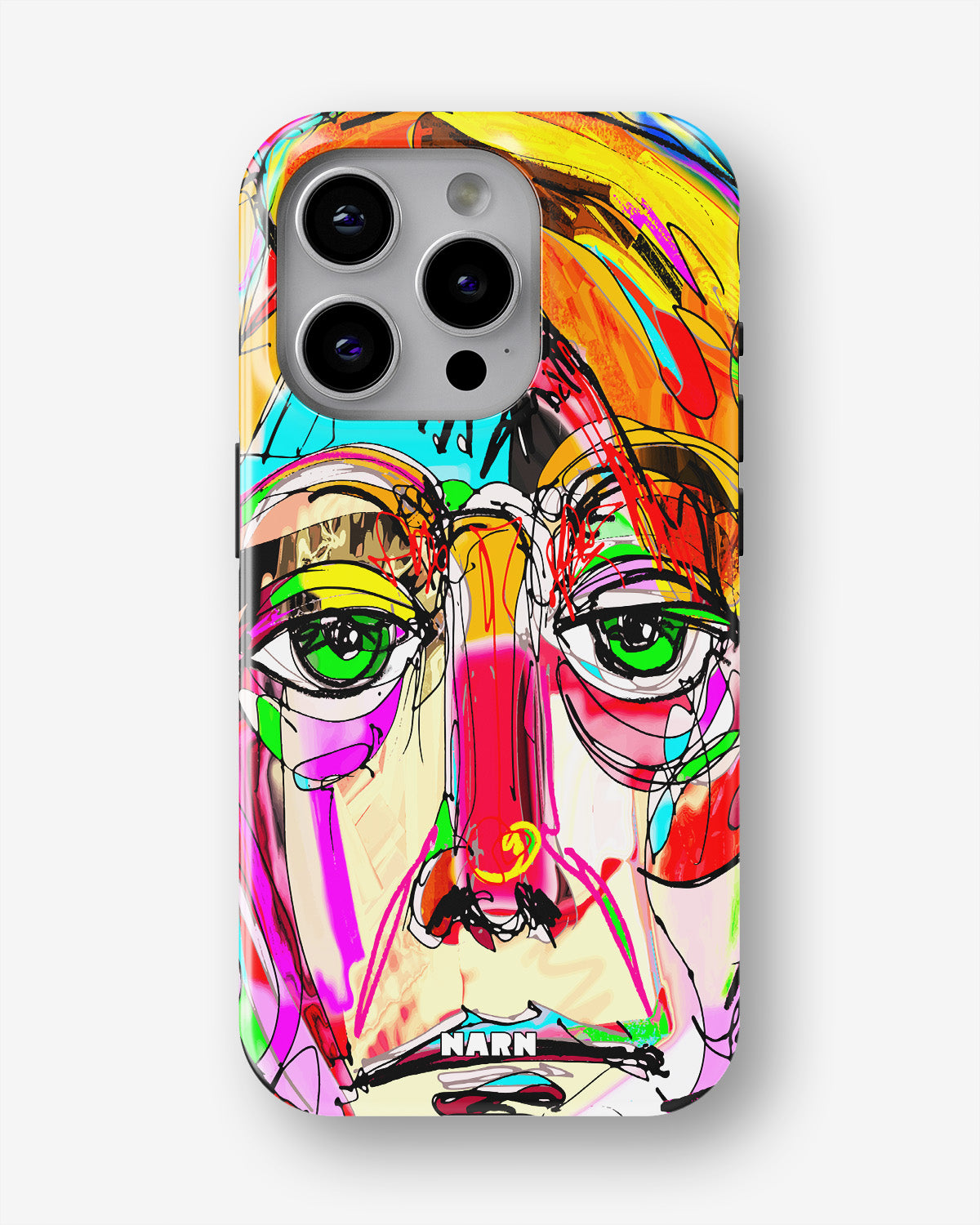 iPhone 14 Pro Tough Case – Abstract Portrait - View 1