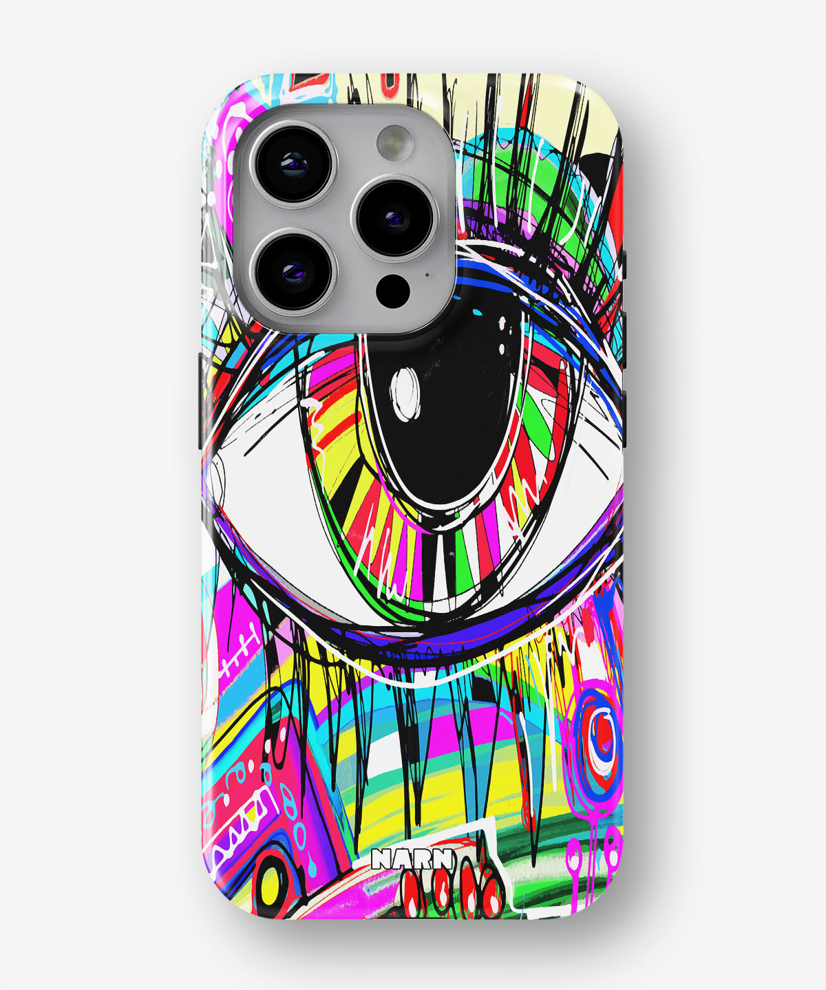 iPhone 14 Pro Tough Case – Abstract Eye - View 1