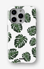 iPhone 14 Pro Tough Case – Monstera Pattern - View 1