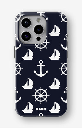 iPhone 14 Pro Tough Case – Deep Blue Voyage - View 1