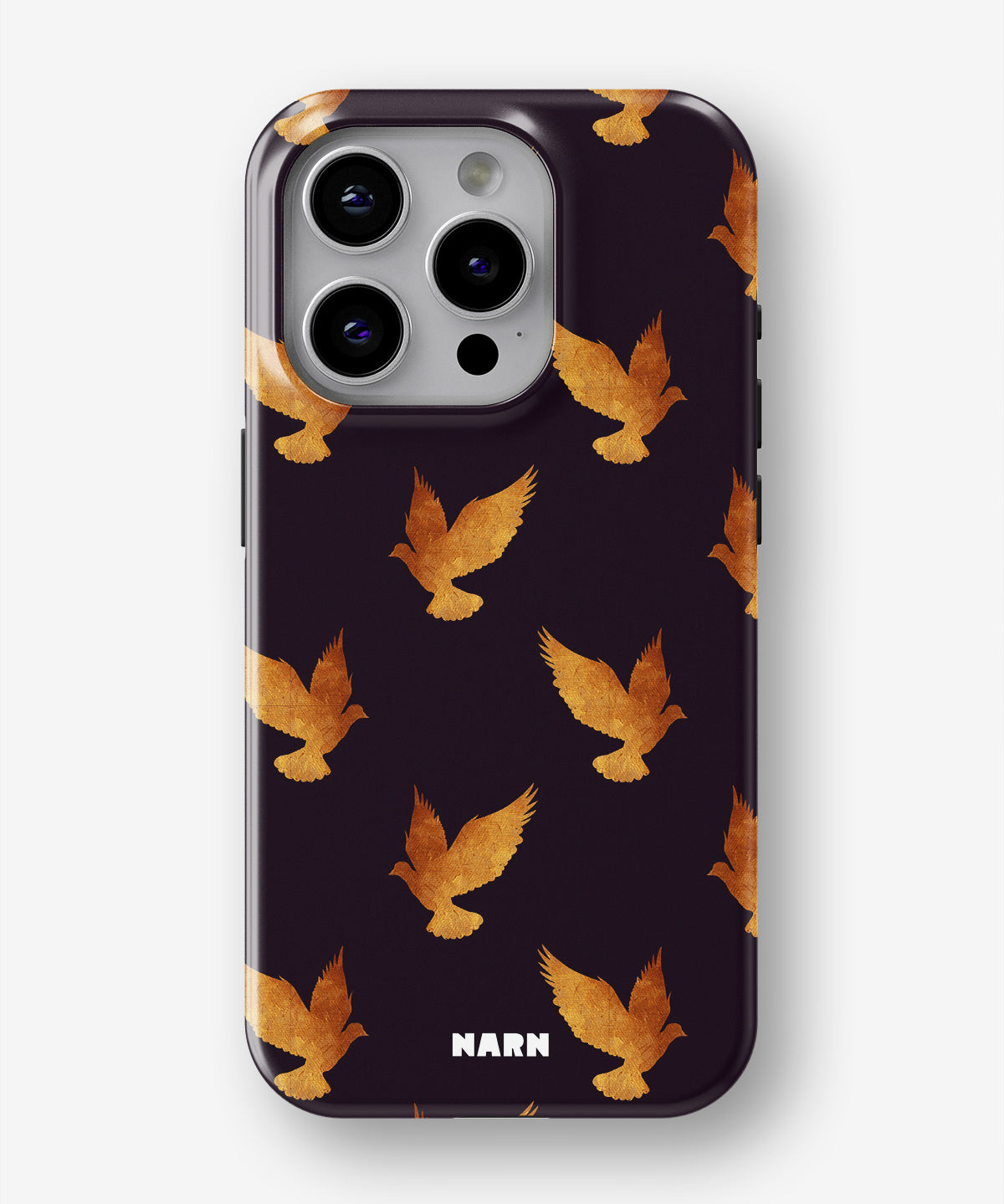iPhone 14 Pro Tough Case – Royal Doves - View 1
