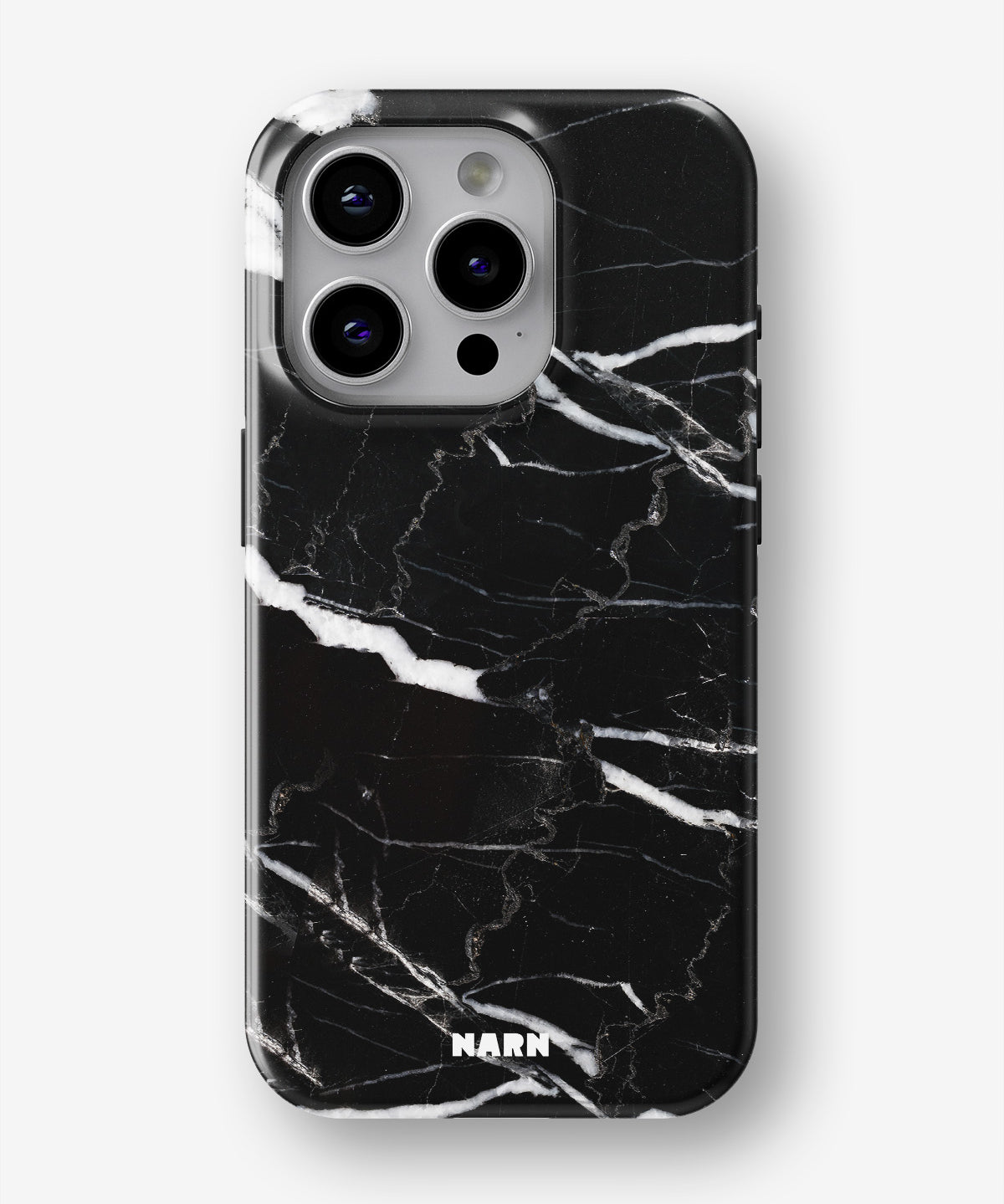 iPhone 14 Pro Tough Case – Black Marble - View 1