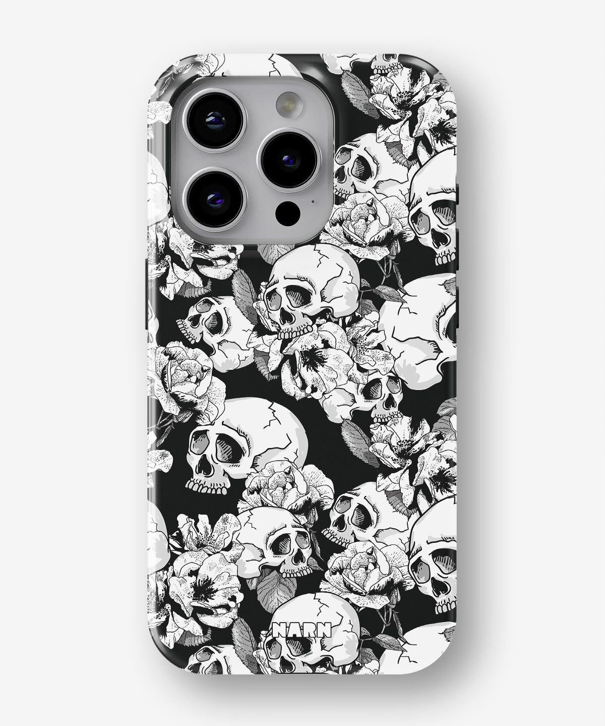 iPhone 14 Pro Tough Case – Skull Garden - View 1