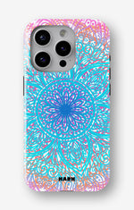 iPhone 14 Pro Tough Case – Pastel Mandala - View 1