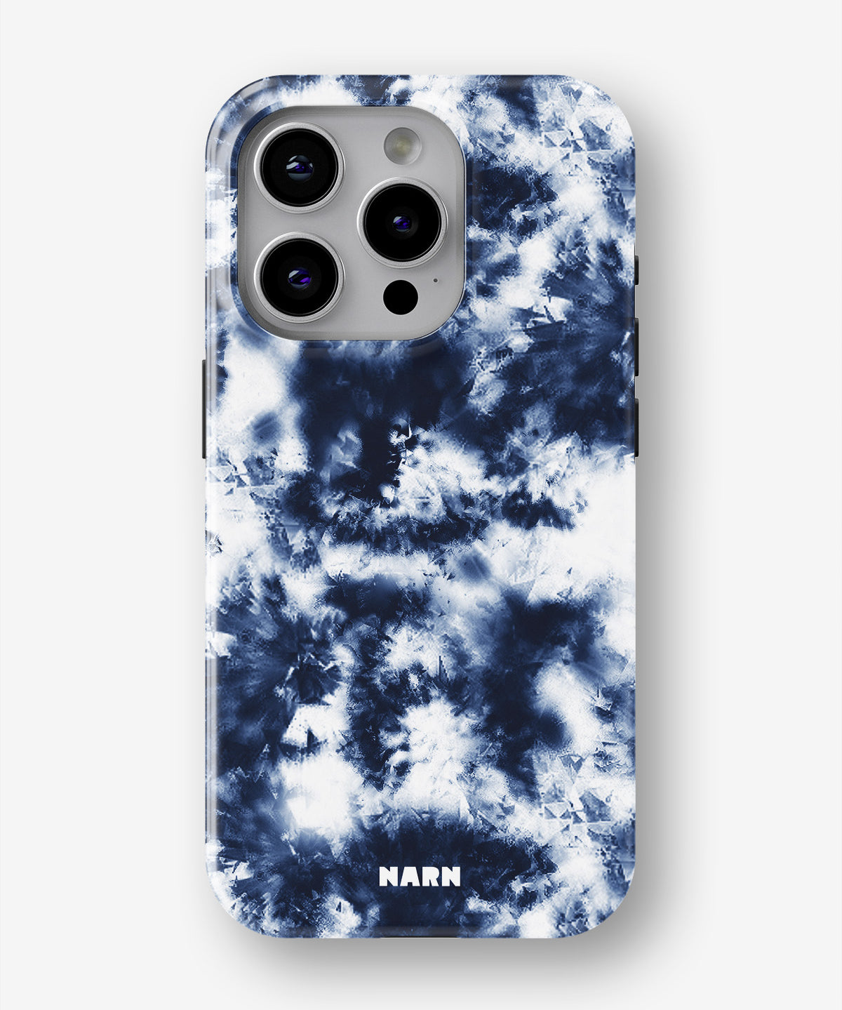 iPhone 14 Pro Tough Case – Tie Dye Blue - View 1