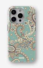 iPhone 14 Pro Tough Case – Paisley Green - View 1