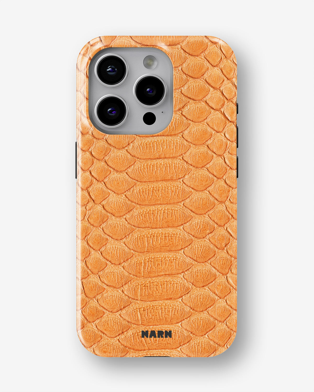 iPhone 14 Pro Tough Case – Orange Snake - View 1