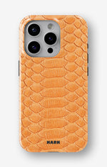 iPhone 14 Pro Tough Case – Orange Snake - View 1