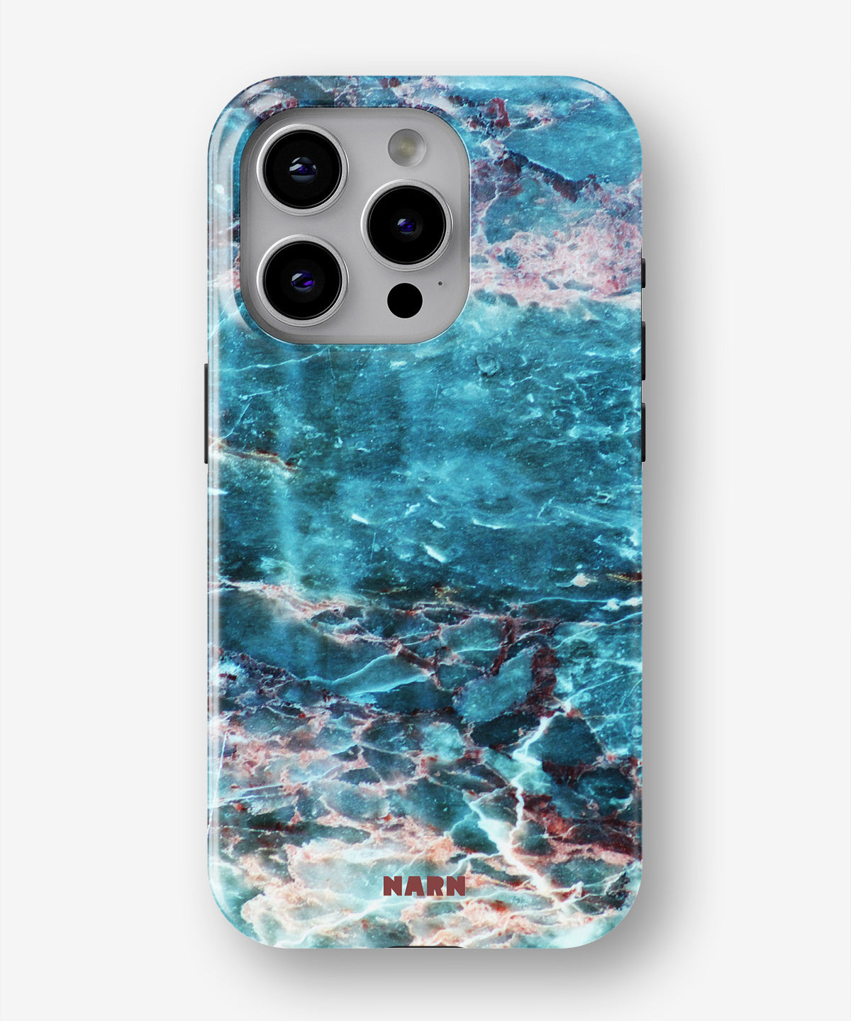 iPhone 14 Pro Tough Case – Icy Marble - View 1