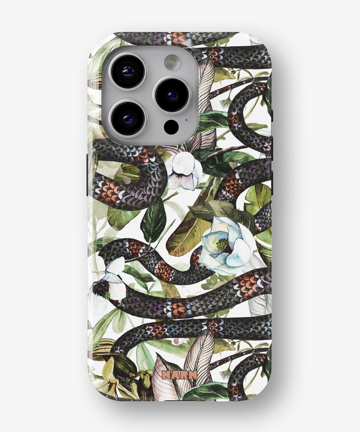 iPhone 14 Pro Tough Case – Jungle Snake - View 1