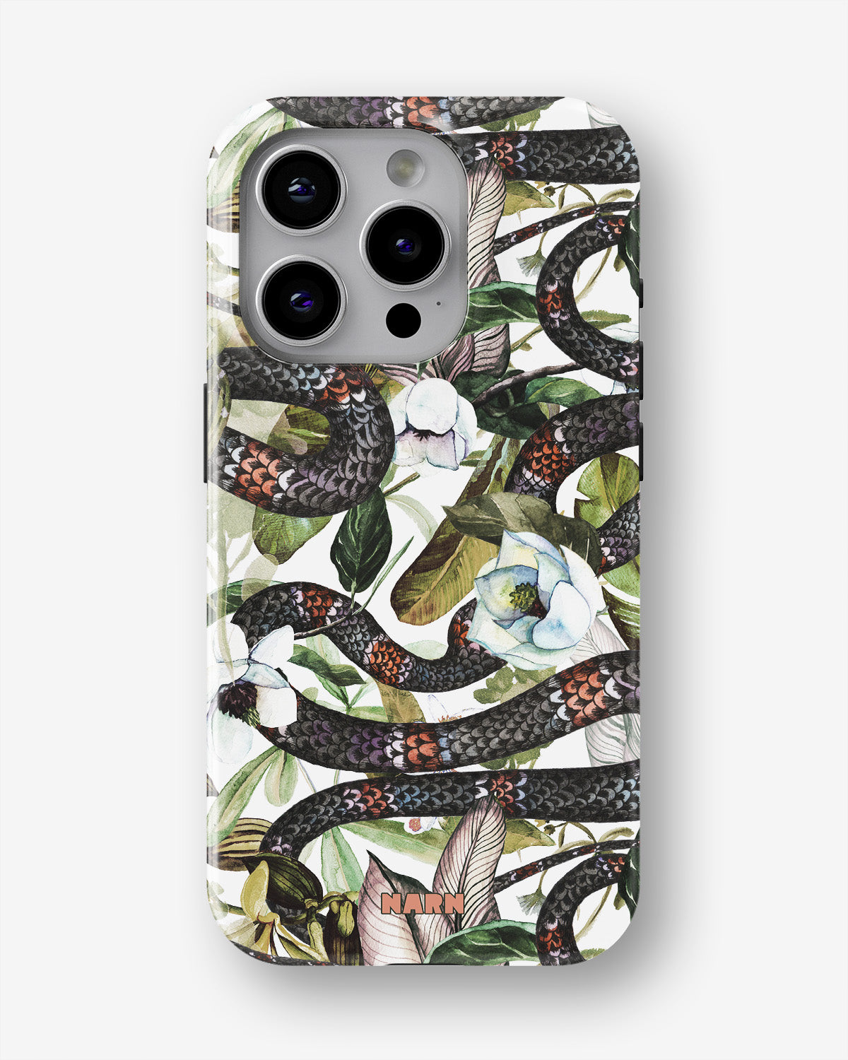 iPhone 14 Pro Tough Case – Jungle Snake - View 1