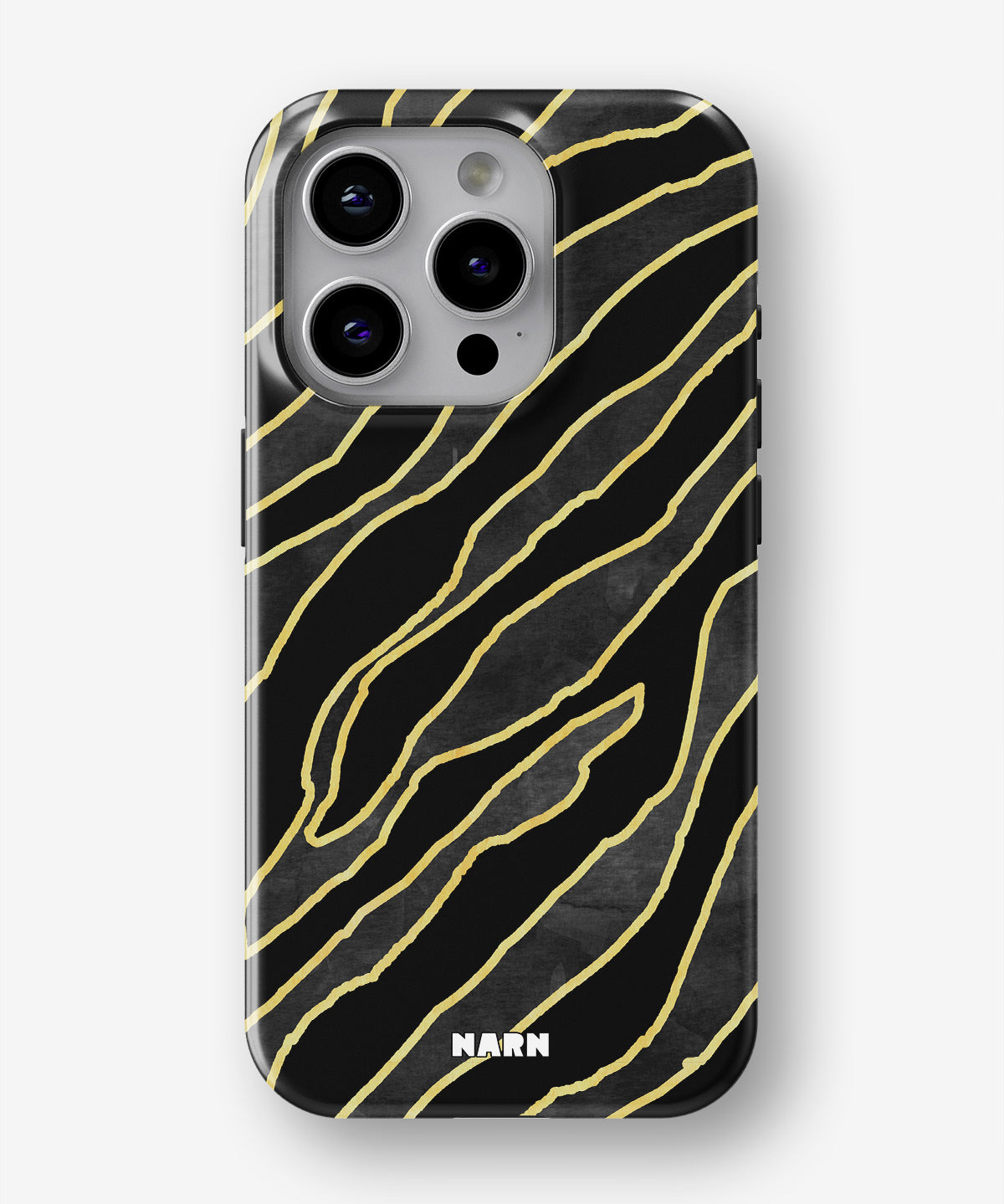 iPhone 14 Pro Tough Case – Golden Zebra - View 1