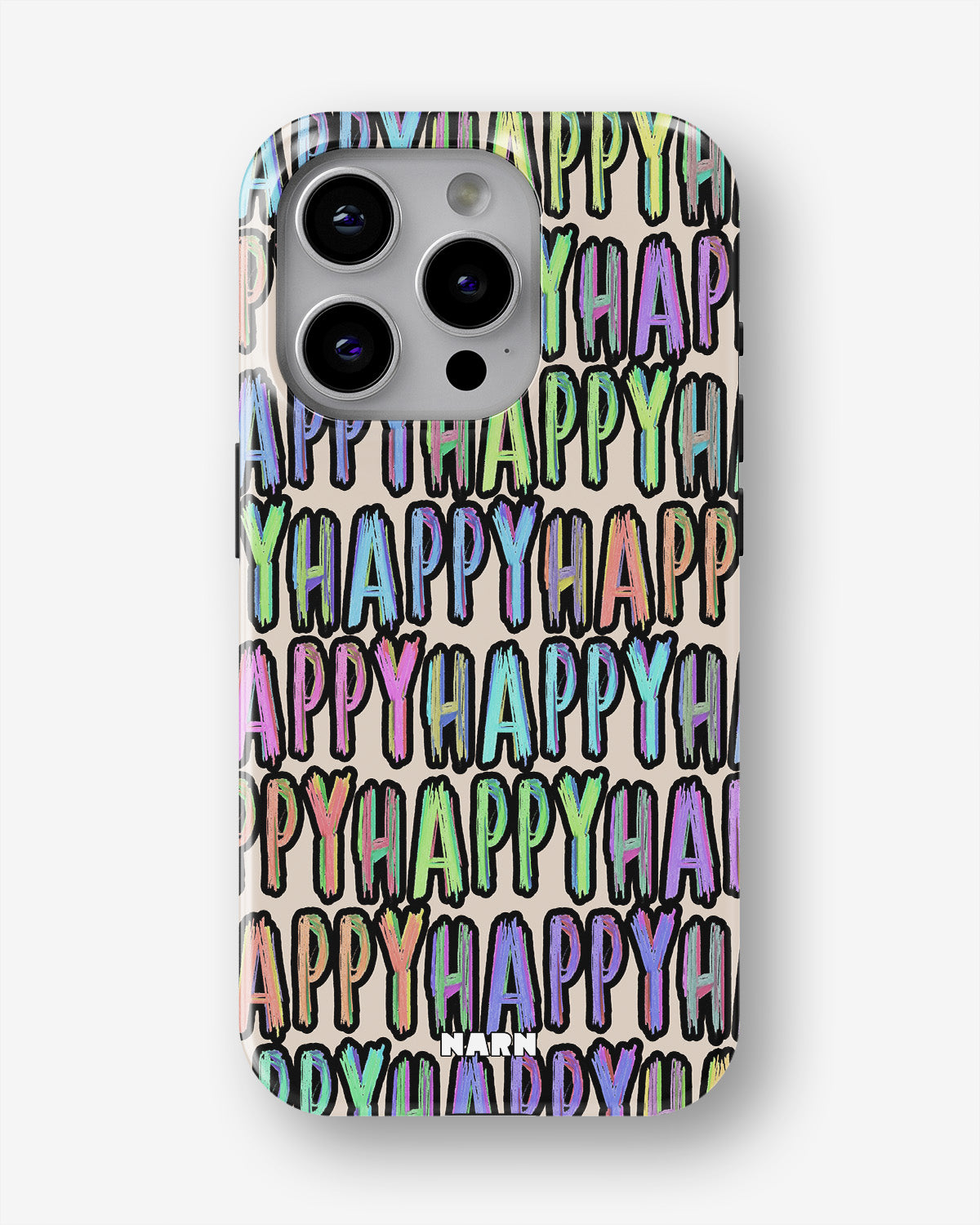iPhone 14 Pro Tough Case – Happy - View 1