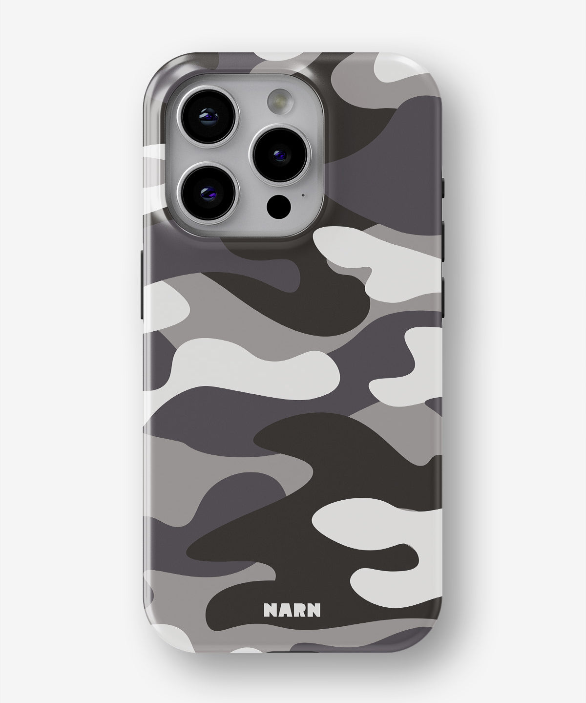 iPhone 14 Pro Tough Case – Grey Camo - View 1