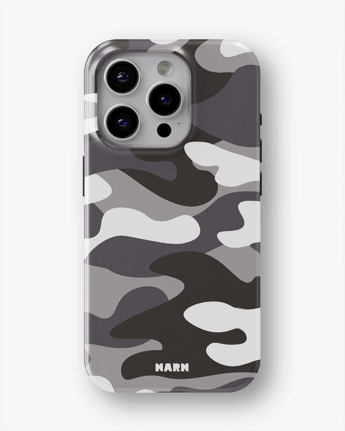 iPhone 14 Pro Tough Case – Grey Camo - View 1