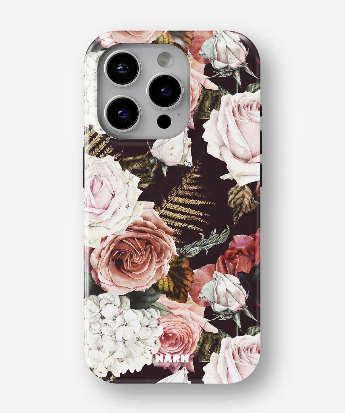 iPhone 14 Pro Tough Case – Midnight Roses - View 1