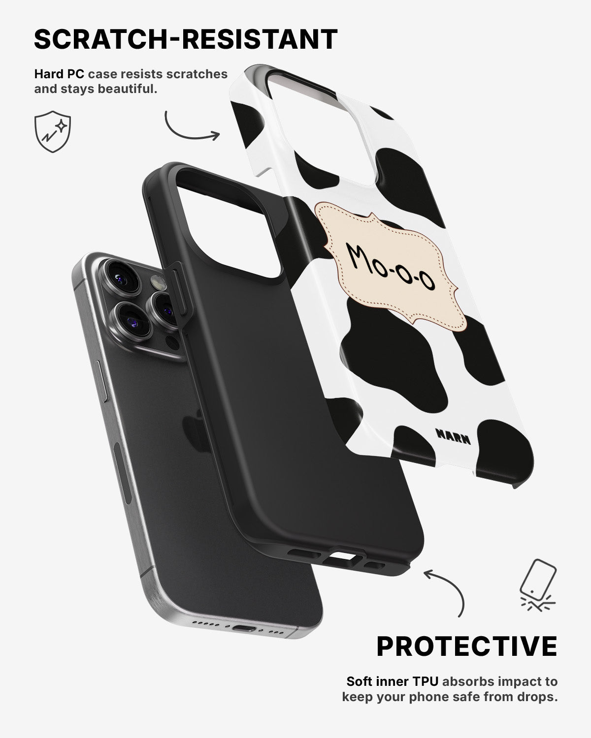 iPhone 14 Pro Tough Case – Mo-o-o - View 2