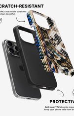 iPhone 14 Pro Tough Case – Shining Snakeskin - View 2
