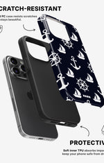 iPhone 14 Pro Tough Case – Deep Blue Voyage - View 2