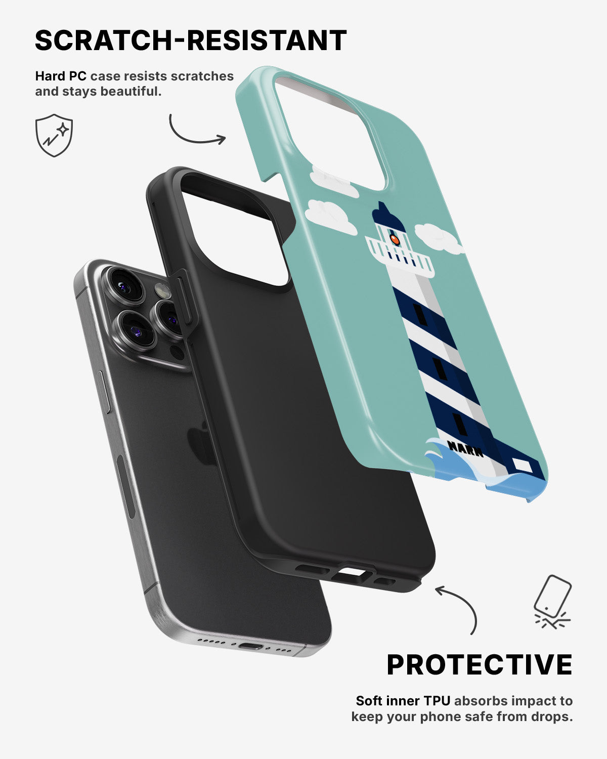 iPhone 14 Pro Tough Case – Lighthouse - View 2