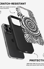 iPhone 14 Pro Tough Case – Henna Mandala - View 2