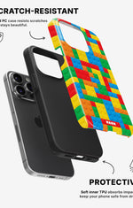 iPhone 14 Pro Tough Case – Building Bricks - View 2
