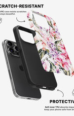 iPhone 14 Pro Tough Case – Watercolor Flowers - View 2
