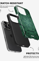iPhone 14 Pro Tough Case – Retro Forest - View 2