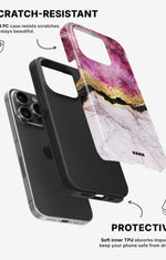 iPhone 14 Pro Tough Case – Pink Dream - View 2