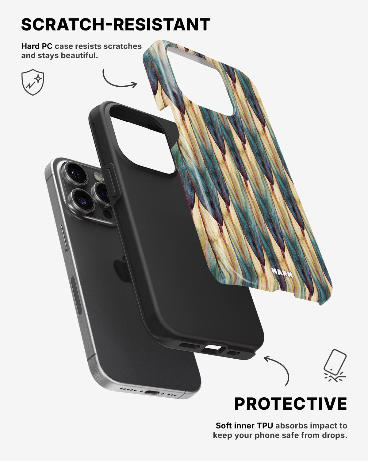 iPhone 14 Pro Tough Case – Happy Place - View 2