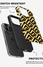 iPhone 14 Pro Tough Case – Goldline - View 2