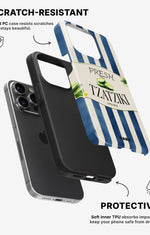 iPhone 14 Pro Tough Case – Greek Blues - View 2