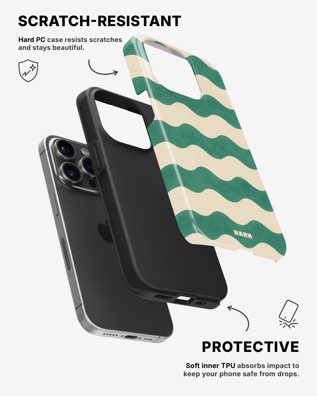 iPhone 14 Pro Tough Case – La Dolce Wave - View 2