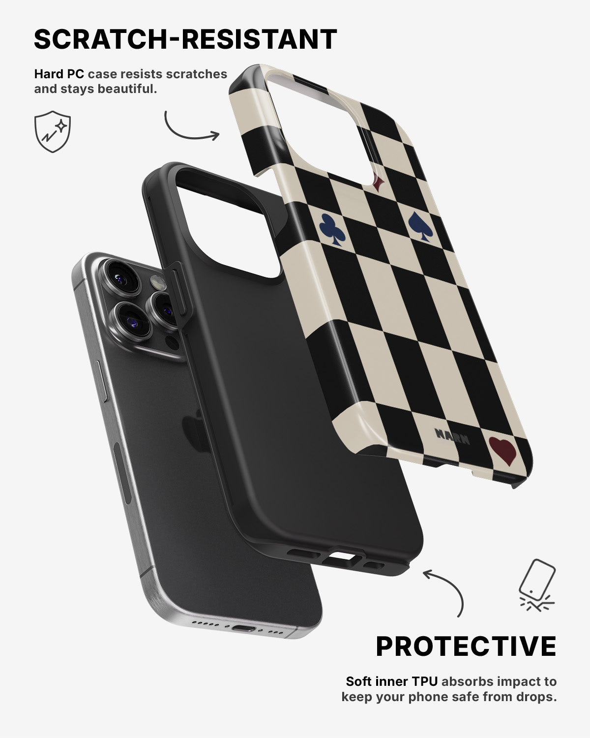 iPhone 14 Pro Tough Case – Atout Royale - View 2