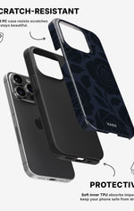 iPhone 14 Pro Tough Case – Midnight Rose - View 2