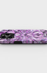 iPhone 14 Pro Tough Case – Lavender Crystals - View 3