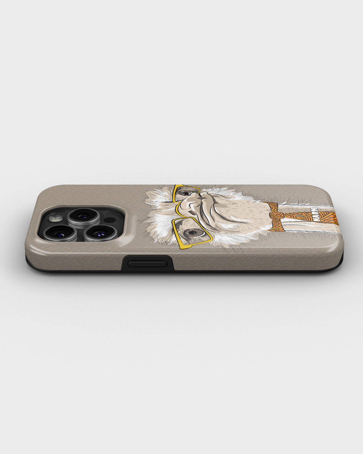 iPhone 14 Pro Tough Case – Hipster Ostrich - View 3